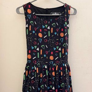 Retro Sleeveless Lined Dress / Paper Plane London